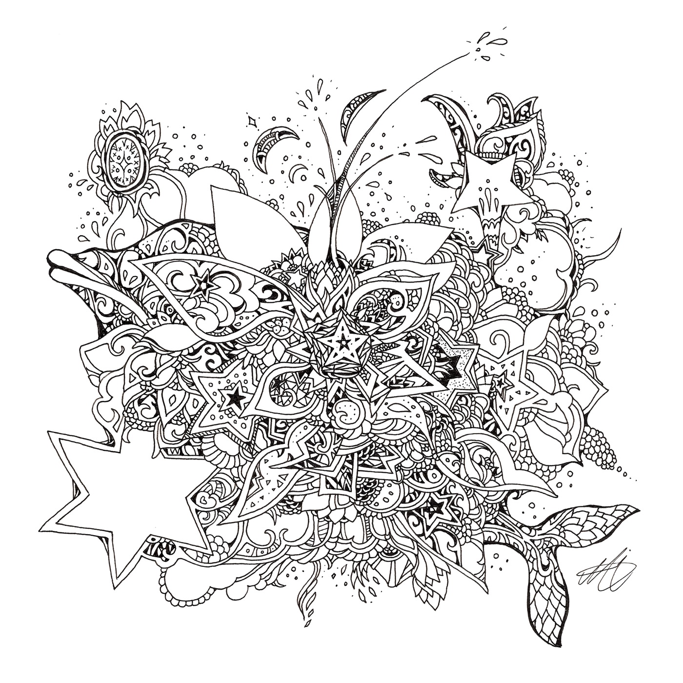 Gem Story より Fire Opal『Galaxy Whale』